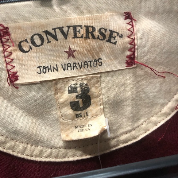 Limited edition John Varvatos X Converse athletic zip up track sweater jacket - Picture 2 of 12